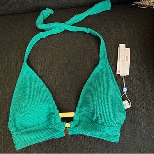 NWT Bleu RodBeattie swim top size 10 green